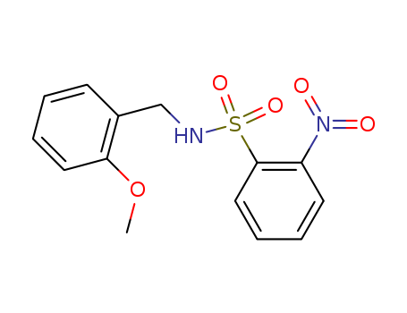 Benzenesulfonamide, N-[(2-methoxyphenyl)methyl]-2-nitro-