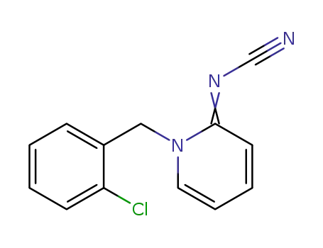 Molecular Structure of 135810-26-3 ([(2E)-1-(2-chlorobenzyl)pyridin-2(1H)-ylidene]cyanamide)