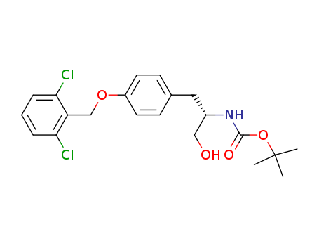 tert-butyl N-[(2S)-1-[4-[(2,6-dichlorophenyl)methoxy]phenyl]-3-hydroxypropan-2-yl]carbamate