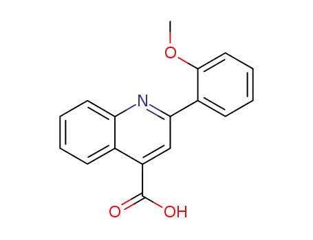 Molecular Structure of 181048-49-7 (2-(2-METHOXY-PHENYL)-QUINOLINE-4-CARBOXYLIC ACID)