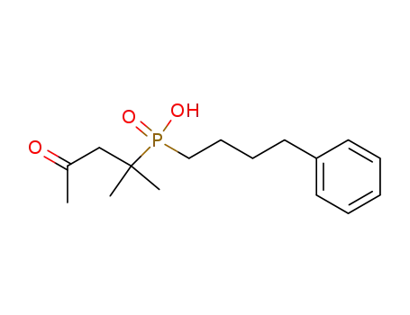 4-[Hydroxy-(4-phenylbutyl)phosphinyl]-4,4-dimethyl-2-butanone
