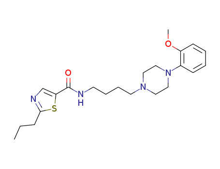 50930-37-5,N-{4-[4-(2-methoxyphenyl)piperazin-1-yl]butyl}-2-propyl-1,3-thiazole-5-carboxamide,