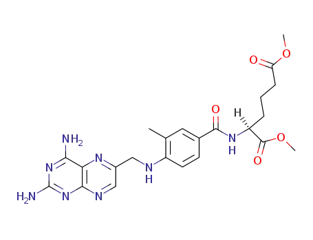 (S)-2-{4-[(2,4-Diamino-pteridin-6-ylmethyl)-amino]-3-methyl-benzoylamino}-hexanedioic acid dimethyl ester
