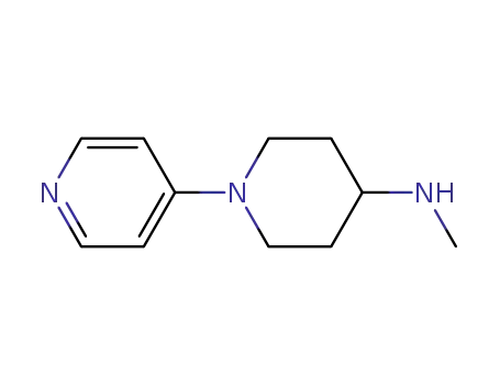 Molecular Structure of 392330-66-4 (N-methyl-1-(pyridin-4-yl)piperidin-4-amine)