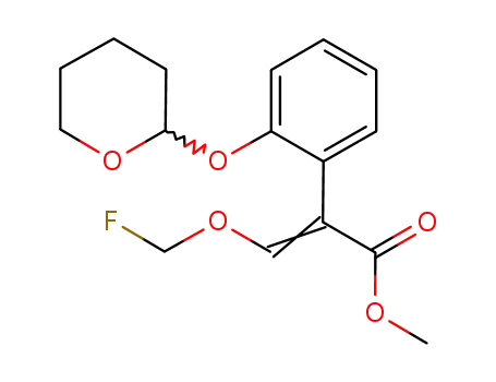methyl 2-[2-(tetrahydropyran-2-yloxy)-phenyl]-3-fluoromethoxy-acrylate