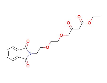 Molecular Structure of 112641-19-7 (Butanoic acid,
4-[2-[2-(1,3-dihydro-1,3-dioxo-2H-isoindol-2-yl)ethoxy]ethoxy]-3-oxo-,
ethyl ester)