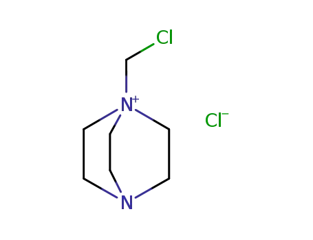 Molecular Structure of 36273-11-7 (1-(chloromethyl)-4-aza-1-azoniabicyclo[2.2.2]octane chloride)