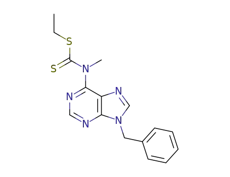 (9-Benzyl-9H-purin-6-yl)-methyl-dithiocarbamic acid ethyl ester
