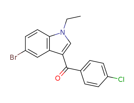 Methanone, (5-bromo-1-ethyl-1H-indol-3-yl)(4-chlorophenyl)-
