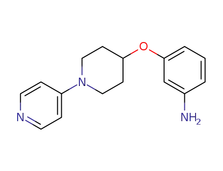 Benzenamine, 3-[[1-(4-pyridinyl)-4-piperidinyl]oxy]-
