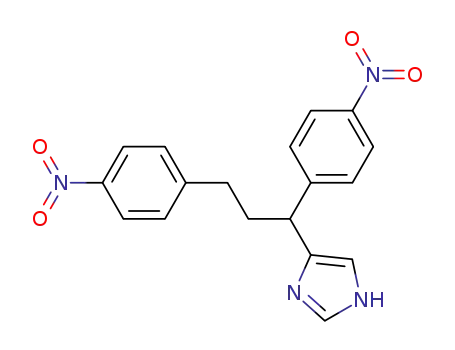 Molecular Structure of 131920-91-7 (4-[1,3-bis(4-nitrophenyl)propyl]-1H-imidazole)