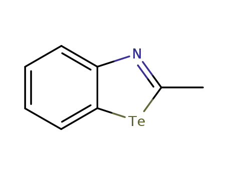Molecular Structure of 89723-09-1 (Benzotellurazole, 2-methyl-)
