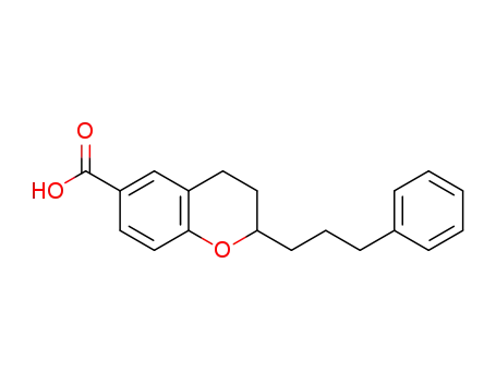 Molecular Structure of 197506-16-4 (2-(3-phenylpropyl)-6-chromanecarboxylic acid)