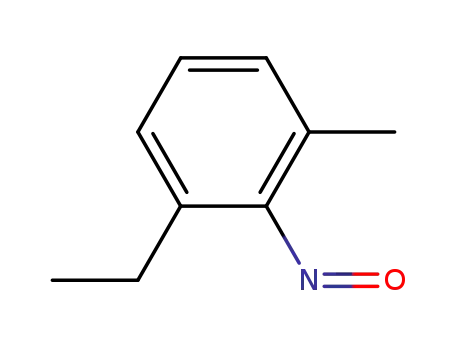 Molecular Structure of 99766-46-8 (1-ethyl-3-methyl-2-nitrosobenzene)