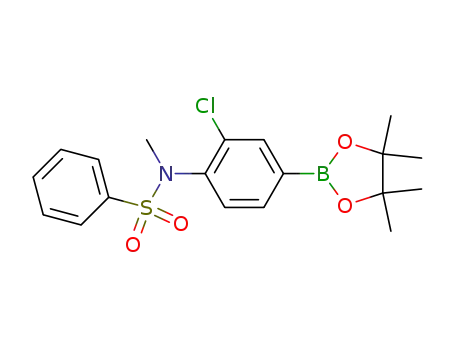 N<sub>1</sub>-[2-chloro-4-(4,4,5,5-tetramethyl-1,3,2-dioxaborolan-2-yl)phenyl]-N<sub>1</sub>-methyl-1-benzenesulfonamide