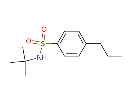 Molecular Structure of 146948-95-0 (Benzenesulfonamide, N-(1,1-dimethylethyl)-4-propyl-)