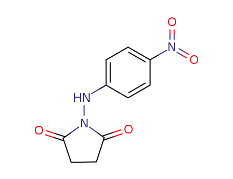 Molecular Structure of 61152-67-8 (1-[(4-nitrophenyl)amino]pyrrolidine-2,5-dione)