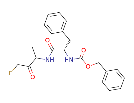 Carbamic acid,N-[(1S)-2-[[(1S)-3-fluoro-1-methyl-2-oxopropyl]amino]-2-oxo-1-(phenylmethyl)ethyl]-,phenylmethyl ester