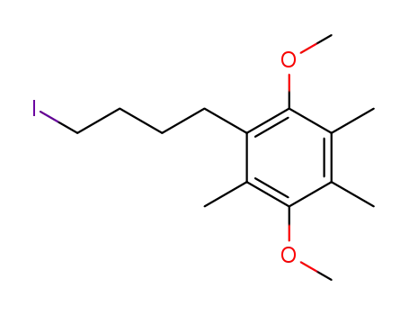 2,3,5-trimethyl-1,4-dimethoxy-6-(4-iodobutyl)benzene