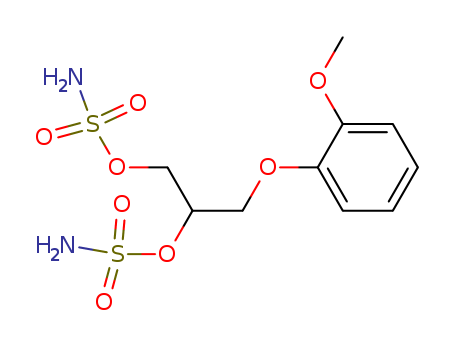 132031-90-4,3-(2-methoxyphenoxy)propane-1,2-diyl disulfamate,