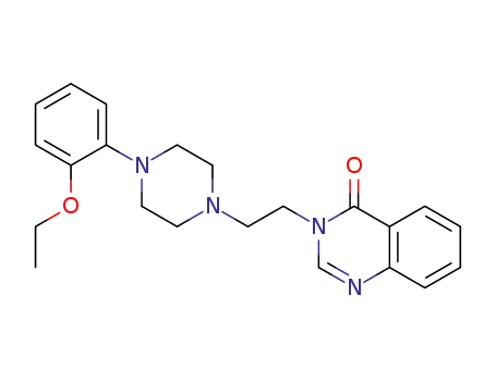 Molecular Structure of 111108-20-4 (3-[2-[4-(2-ethoxyphenyl)-1-piperazinyl]-ethyl]-4(3H)-quinazolone)