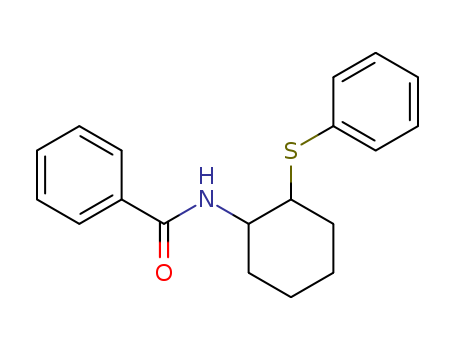 Molecular Structure of 115011-49-9 (Benzamide, N-[(1R,2R)-2-(phenylthio)cyclohexyl]-, rel-)