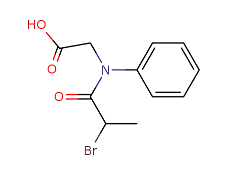 Molecular Structure of 861570-46-9 (<i>N</i>-(2-bromo-propionyl)-<i>N</i>-phenyl-glycine)