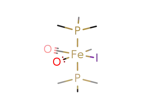 Molecular Structure of 33542-07-3 (cis,trans-[dicarbonylbis(trimethylphosphine)(methyl)iodoiron(II)])