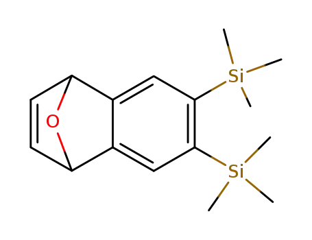 Molecular Structure of 220300-23-2 (1,4-endoxy-1,4-dihydro-6,7-bis(trimethylsilyl)naphthalene)