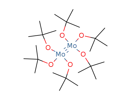 Molecular Structure of 51956-21-9 (Mo<sub>2</sub>(O-t-Bu)6)