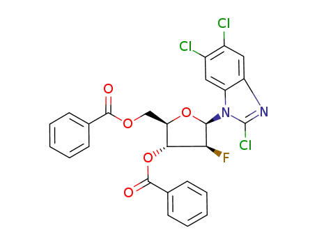 2,5,6-trichloro-1-(3,5-di-O-benzoyl-2-deoxy-2-fluoro-β-D-arabinofuranosyl)benzimidazole
