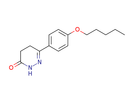 3(2H)-Pyridazinone, 4,5-dihydro-6-[4-(pentyloxy)phenyl]-