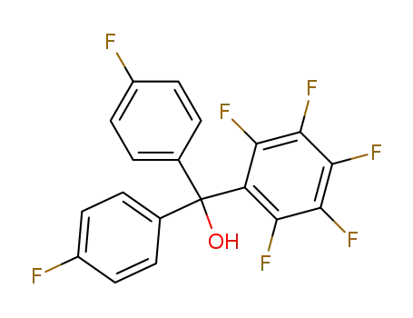 Molecular Structure of 241823-93-8 (2,3,4,4',4'',5,6-heptafluoro-triphenylmethanol)