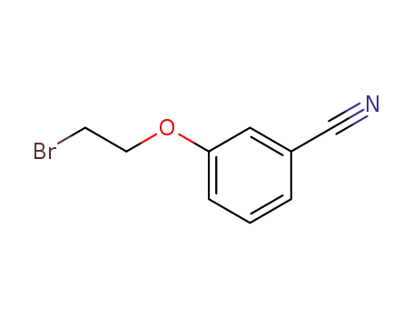 Molecular Structure of 210963-61-4 (3-(2-bromoethoxy)benzonitrile)