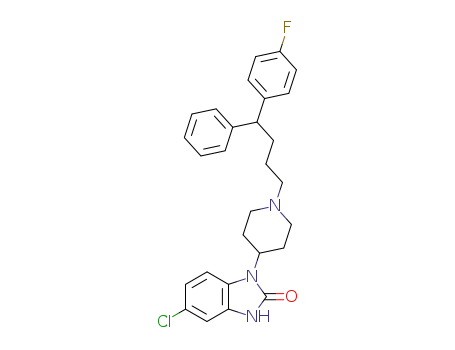 5-chloro-1-{1-[4-(4-fluoro-phenyl)-4-phenyl-butyl]-piperidin-4-yl}-1,3-dihydro-benzoimidazol-2-one