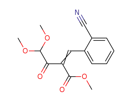 methyl 2-(2-cyanobenzylidene)-4,4-dimethoxy acetoacetate