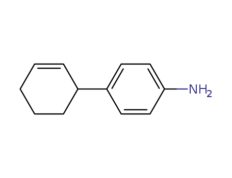 Molecular Structure of 189269-90-7 (Benzenamine, 4-(2-cyclohexen-1-yl)-)