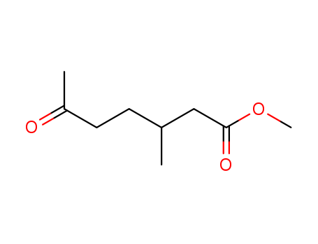 Heptanoic acid,3-methyl-6-oxo-, methyl ester
