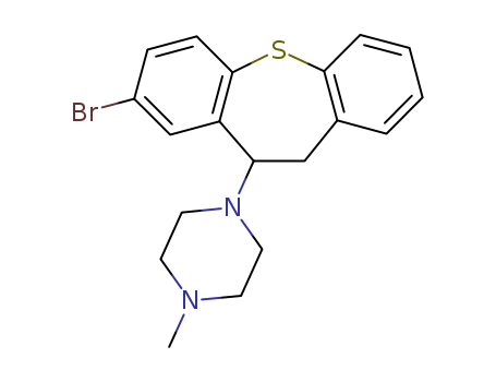 13420-99-0,Piperazine,1-(8-bromo-10,11-dihydrodibenzo- [b,f]thiepin-10-yl)-4-methyl- ,