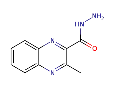 2-Quinoxalinecarboxylic acid, 3-methyl-, hydrazide