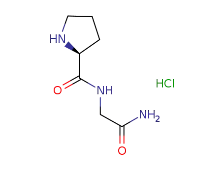 Molecular Structure of 51952-37-5 (H-PRO-GLY-NH2 HCL)