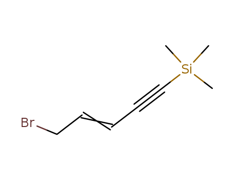 Silane, (5-bromo-3-penten-1-ynyl)trimethyl-, (E)-