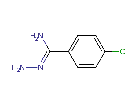 Molecular Structure of 36286-75-6 (4-CHLORO-BENZENECARBOXIMIDIC ACID, HYDRAZIDE)