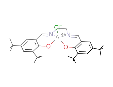 Molecular Structure of 182315-48-6 (Salen((t)Bu)AlCl)