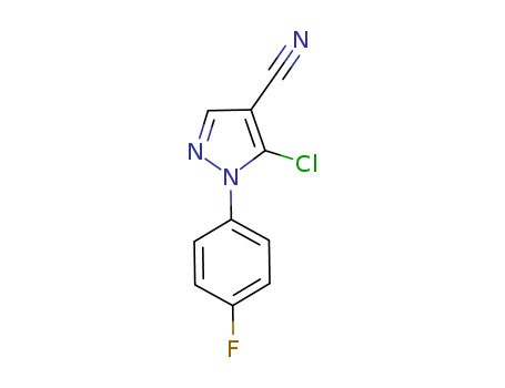 5-Chloro-1-(4-fluorophenyl)-1H-pyrazole-4-carbonitrile