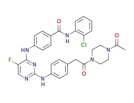 Molecular Structure of 1158838-43-7 (Aurora A inhibitor II)