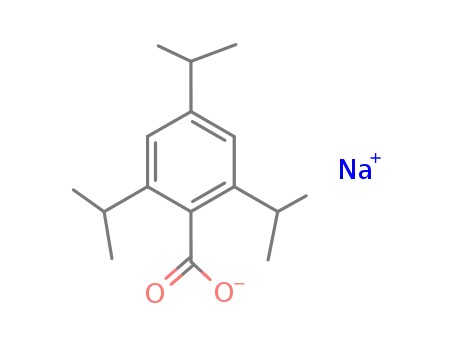 Molecular Structure of 1115265-86-5 (2,4,6-triisopropylbenzoate sodium)