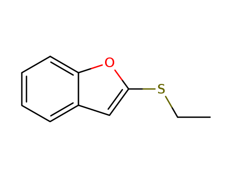 Molecular Structure of 172366-93-7 (Benzofuran, 2-(ethylthio)-)