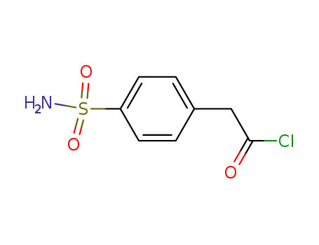 Molecular Structure of 395682-94-7 (Benzeneacetyl chloride, 4-(aminosulfonyl)-)