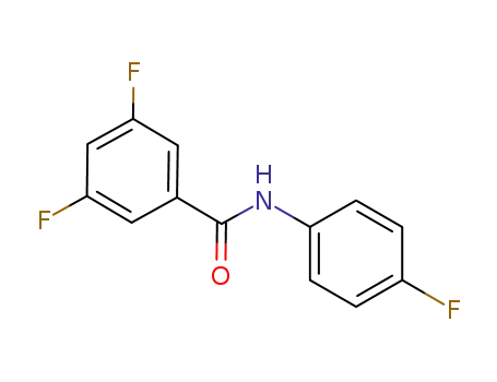 Molecular Structure of 746612-12-4 (Benzamide, 3,5-difluoro-N-(4-fluorophenyl)- (9CI))